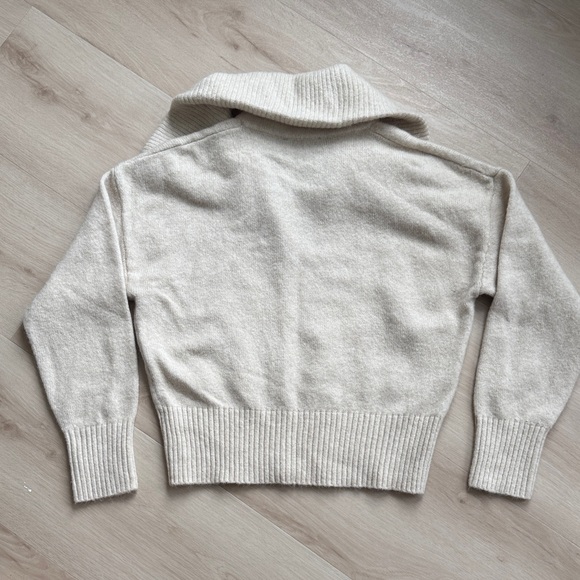 Express Beige Cowl Neck Sweater - Picture 4 of 4